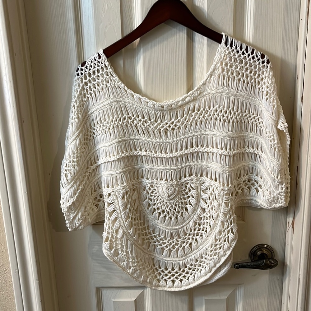 Zara Basic Pullover Poncho Size Small - image 1